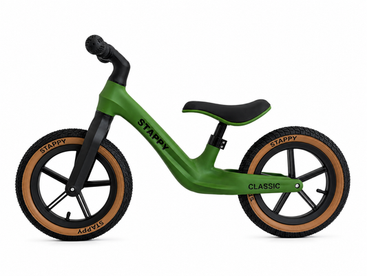 Stappy Classic loopfiets groen