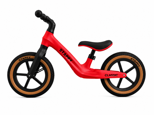 Stappy Classic loopfiets rood