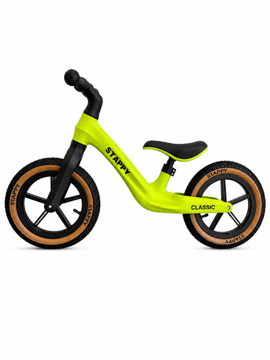 Stappy Classic loopfiets lime groen